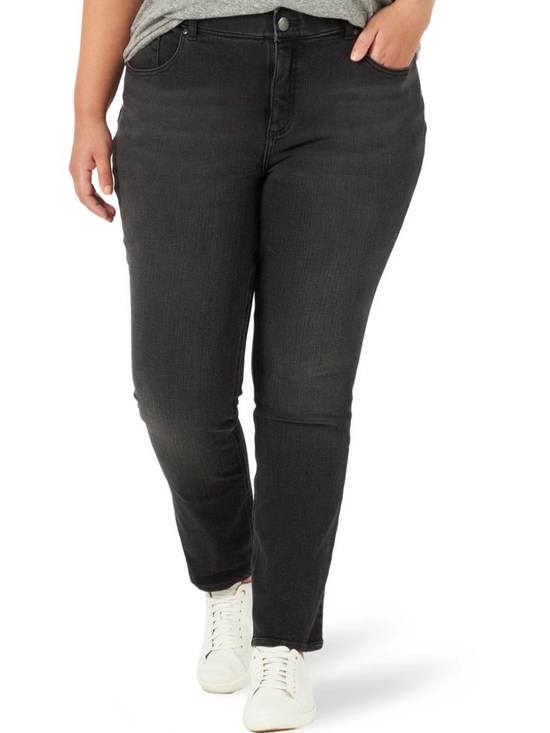 Lee Denim - Lee Slim Fit Mid Rise Straight Leg Jeans Size 20W